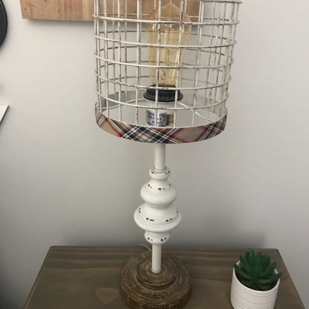 Kirkland’s Farmhouse Style Lamp & Shade